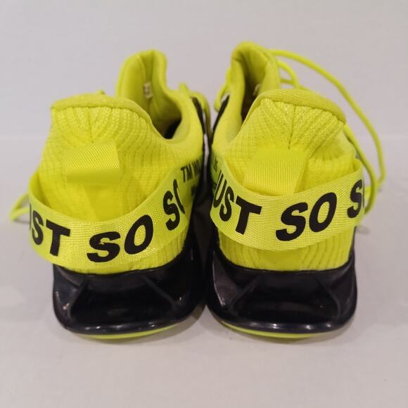 Cokafil Mens Running Yellow Shoes Size 42 - Picture 3 of 6